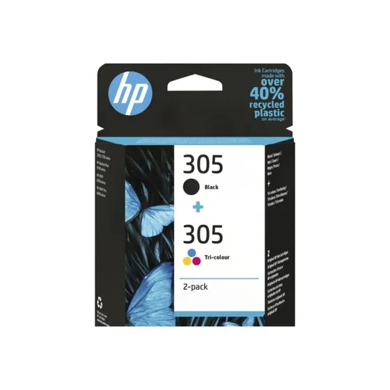 HP 305 2er-Pack Schwarz + Tri-Color (Cyan/Magenta/Gelb)