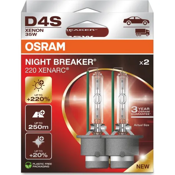 Osram Xenarc Night Breaker 220 D4S 35W DuoBox