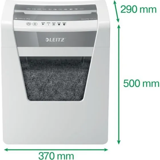 Leitz IQ Office Aktenvernichter P4, 15 Blatt, weiß