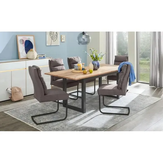 Z2 Esstisch DENVER Artisan Oak/Anthrazit 160(200) x 75 x 90 cm