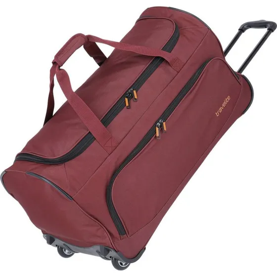 travelite Basics Fresh Trolley Reisetasche bordeaux rot