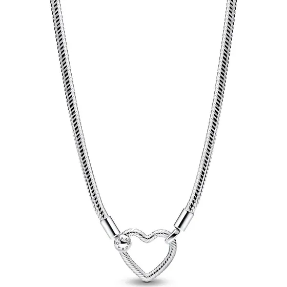 Pandora Heart Closure Snake Chain Halskette 393377C00-45