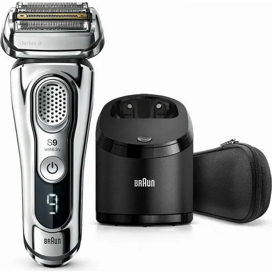 Braun Series 9 9375cc Nass-Trocken-Rasierer Silber