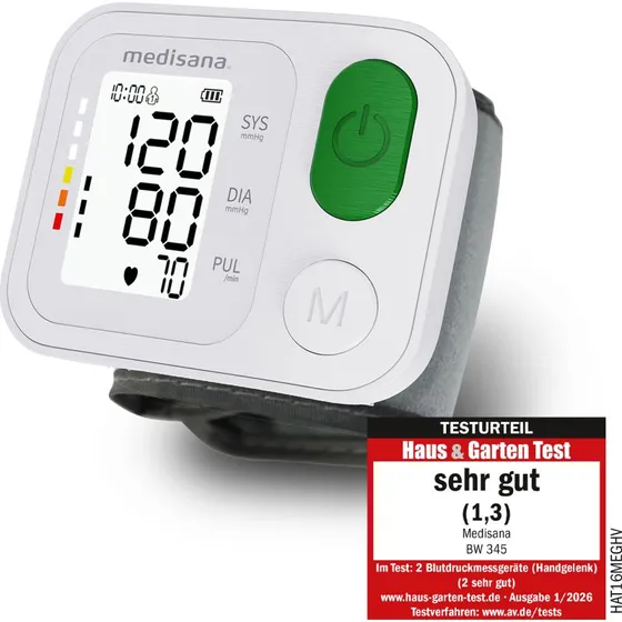 medisana BW 345 Handgelenk-Blutdruckmessgerät