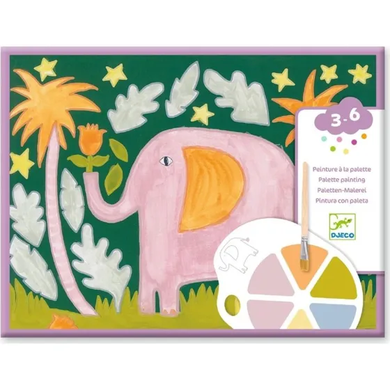 Djeco Malset Wilde Tiere 3-6 Jahre