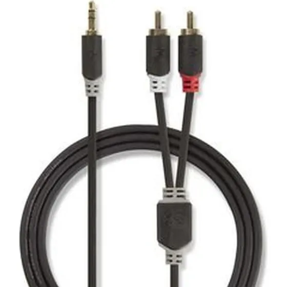 Nedis STEREO-AUDIOKABEL 3,5-2XRCA 2M