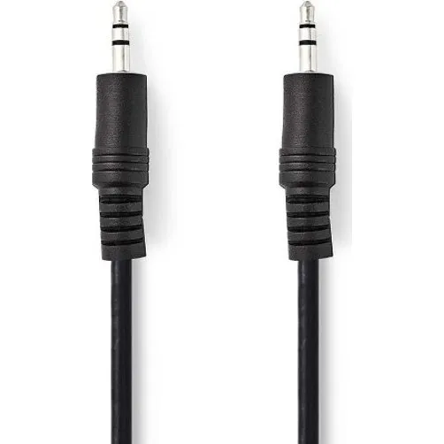 Nedis STEREO-Audio-Kabel 3,5 mm, 5 m, schwarz