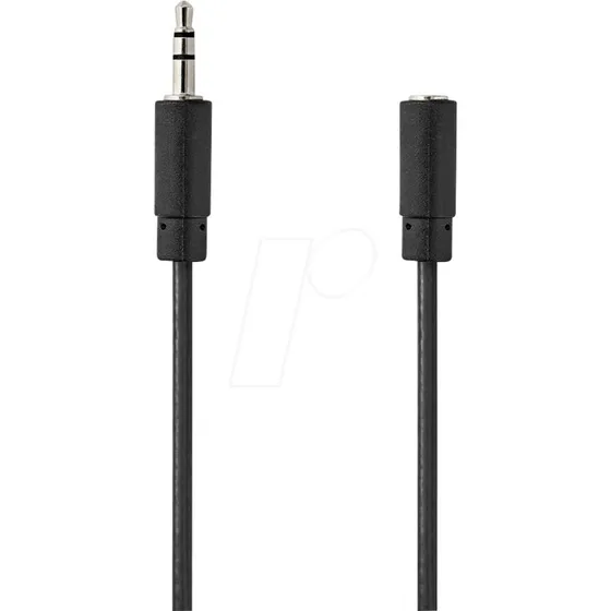 Nedis AUDIO-KABEL 3,5mm/3,5mm 5M schwarz