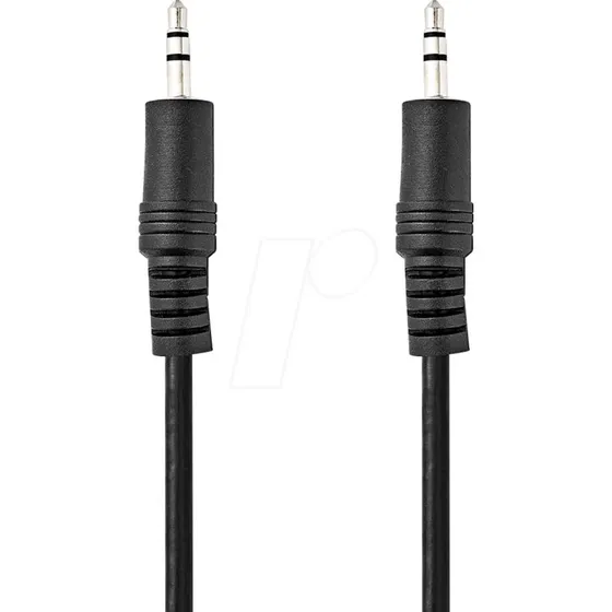 Nedis CAGL22000BK50 3,5 mm Stereo-Audiokabel 5 m schwarz
