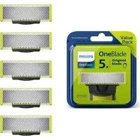 Philips OneBlade Ersatzklingen QP250/50 – 5er (grün/silber)