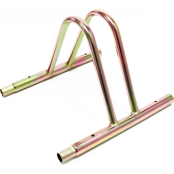 Wiltec Fahrradständer 1 Fahrrad eloxierter Stahl 39,5x39x26 cm