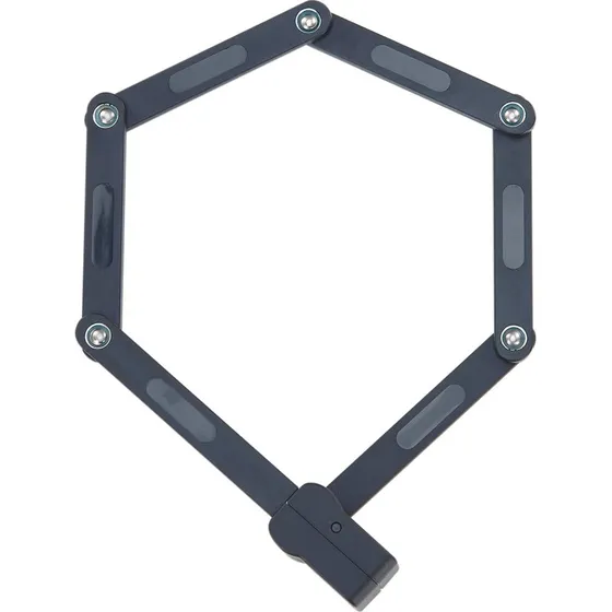 Prophete Faltschloss mit Fingerabdrucksensor, 80 cm, schwarz