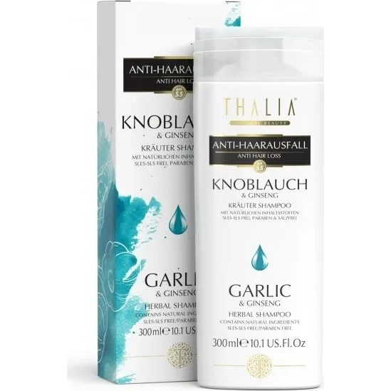 Thalia Knoblauch & Ginseng Shampoo 300 ml gegen Haarausfall