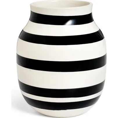 Khler Omaggio Vase medium schwarz, 20 cm