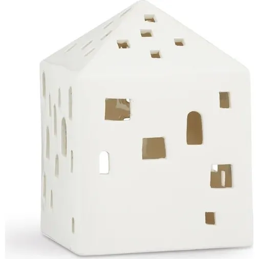 Khler Urbania Town House Teelichthaus 12 cm Wei Keramik