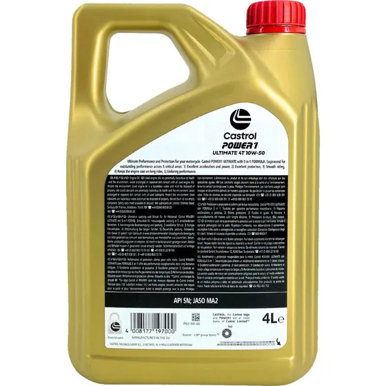 Castrol Power 1 Ultimate 4T 10W-50 3x1L