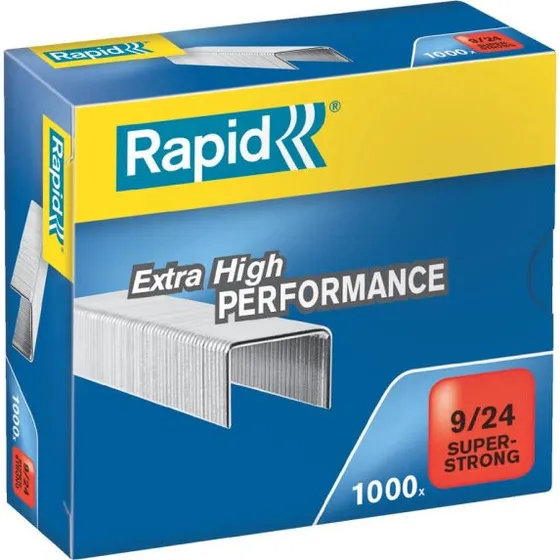 RAPID SuperStrong Heftklammern 9/24, 1000 Stück