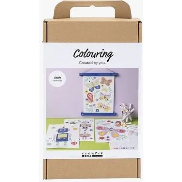 Creativity in a Box  Malen nach Zahlen: Schmetterlinge & Roboter