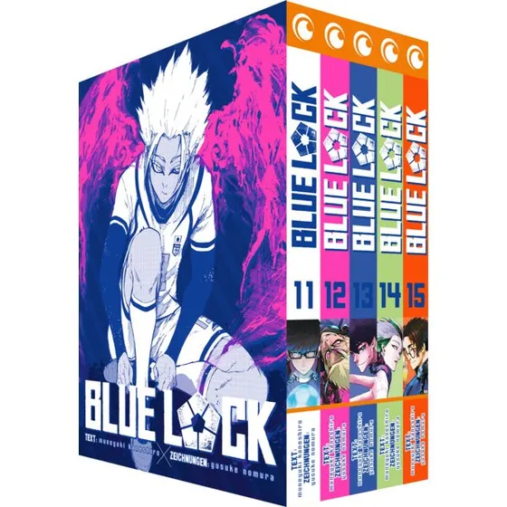 Blue Lock Band 11-15 im Sammelschuber