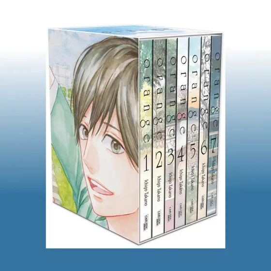 Ichigo Takano: Orange Bnde 1-7 Sammelschuber mit Extras