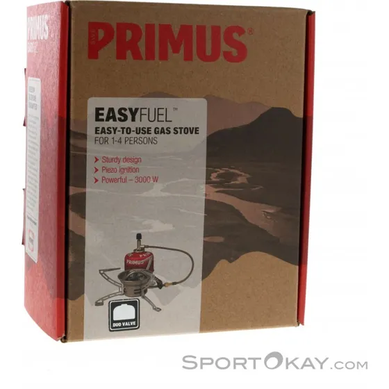 Primus EasyFuel Duo Piezo faltbarer Propanbrenner 3000W