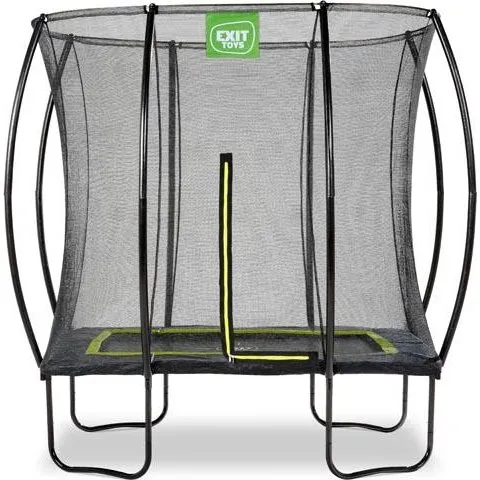 EXIT Silhouette Trampolin 153x214 cm schwarz mit Netz