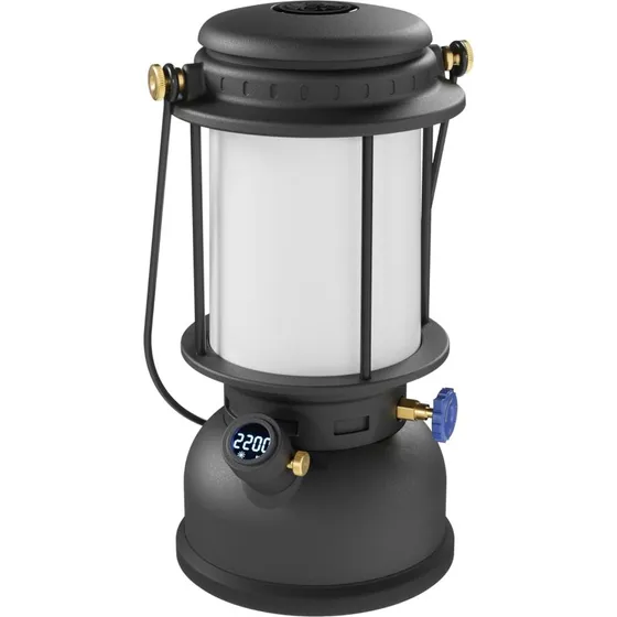 Petromax LM500 LED Laterne Schwarz, 500 Lumen, dimmbar mit Powerbank