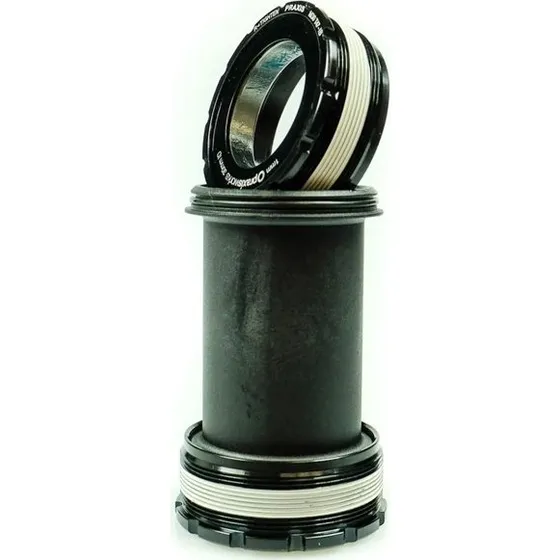 Praxis T47 Shimano Tretlager Schwarz