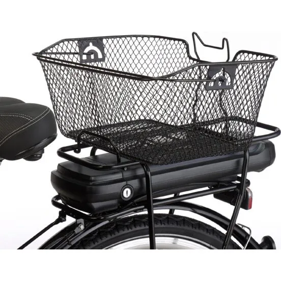 FISCHER Gepcktrgerkorb schwarz 425x200x300 mm