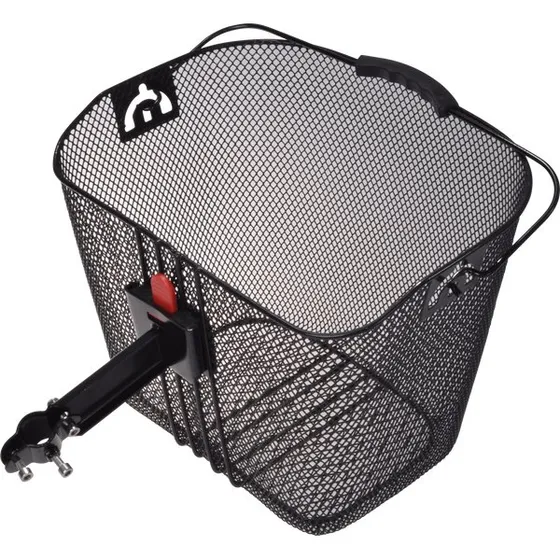 BikeKorb Pro Fahrradkorb vorne, feinmaschig, Schnellverschluss