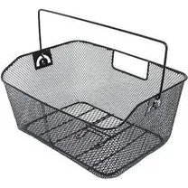 VENTURA Korb engmaschig schwarz 41x29x18/15 cm