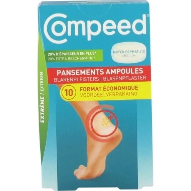 Compeed Blasenpflaster Mittleres Format Extreme 10 Pflaster