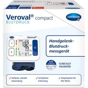 Veroval compact Handgelenk-Blutdruckmessgerät – Arrhythmie‑Erkennung