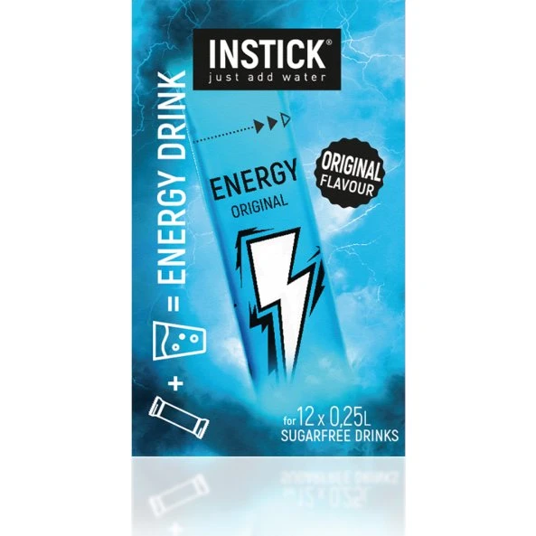 INSTICK Energy Original 12 x 0,25 L zuckerfrei