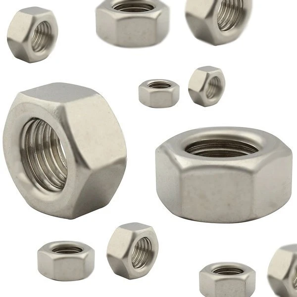 DIN 934 M8 Messing Sechskantmutter 100 Stück