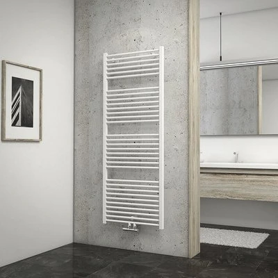 Schulte Badheizkörper Turbo 153,5 x 60 cm alpinweiß mit Mittelanschluss