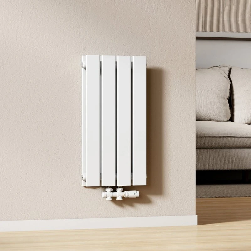 EMKE Kompakter Badheizkörper 60x30 cm 384 W Weiß