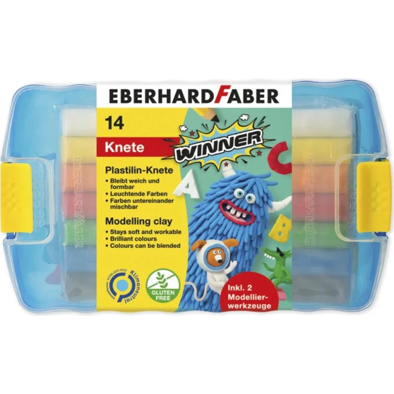 Eberhard Faber Winner Plastilin-Knete 14er Set