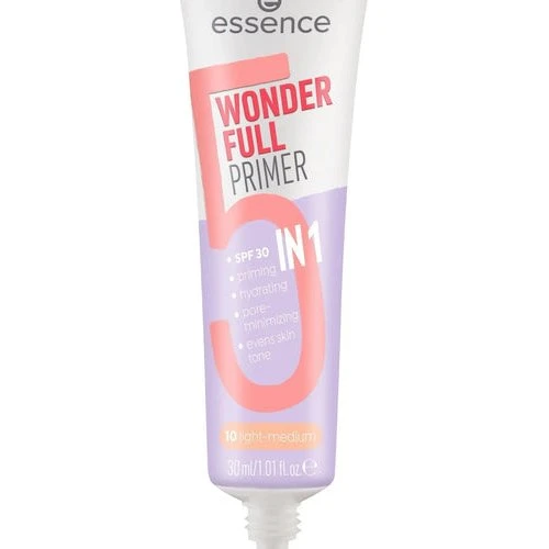 essence Wonder Full Primer 5‑in‑1 Nr. 10 Light‑Medium, 30 ml