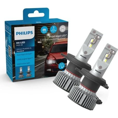Philips Ultinon Pro6000 H4 LED +220% 11342U60SX2
