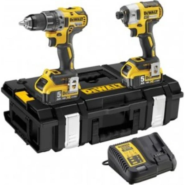 DeWALT DCK266P2-QW 18V Akku-Set 2x5,0Ah + Koffer