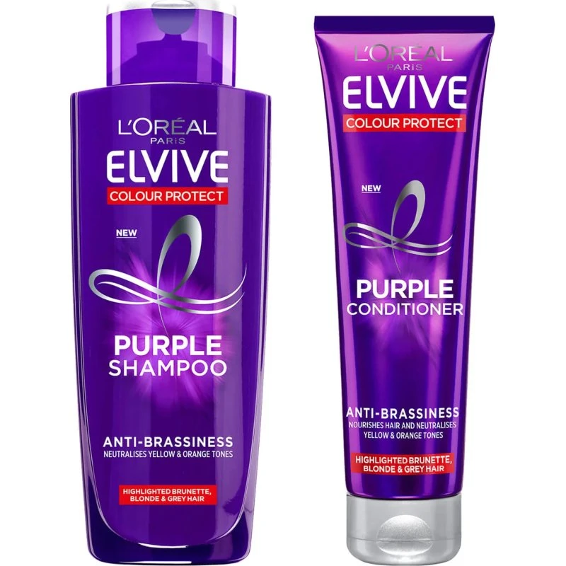 L'Oréal Paris Elvive Color Protect Purple Shampoo & Conditioner Set