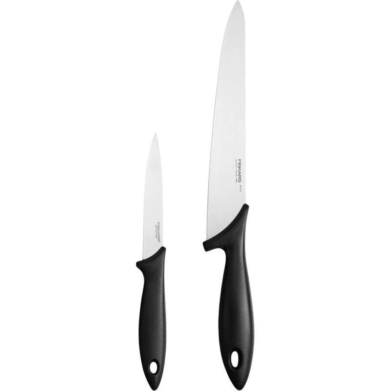 Fiskars Essential Kochmesser-Set 21 cm & 11 cm