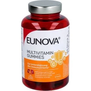 EUNOVA Multivitamin Gummies 60 St. mit Echinacea & 11 Vitaminen