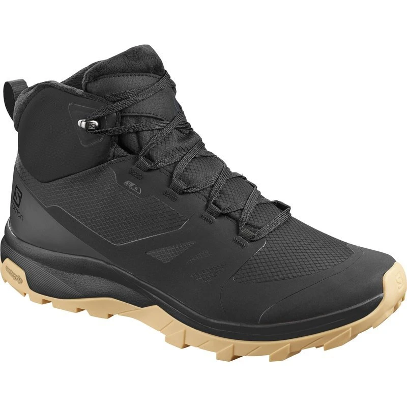 Salomon OUTsnap CSWP Bk/Ebony Herren-Winterschuh