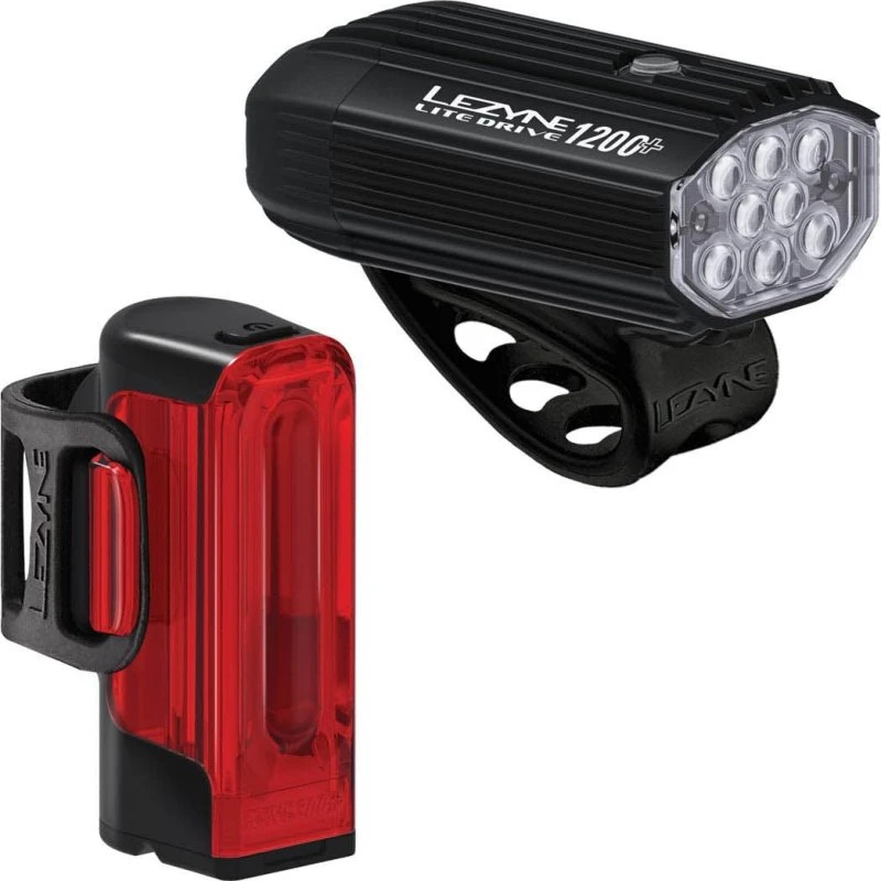 Lezyne Lite Drive 1200+ Satinschwarz