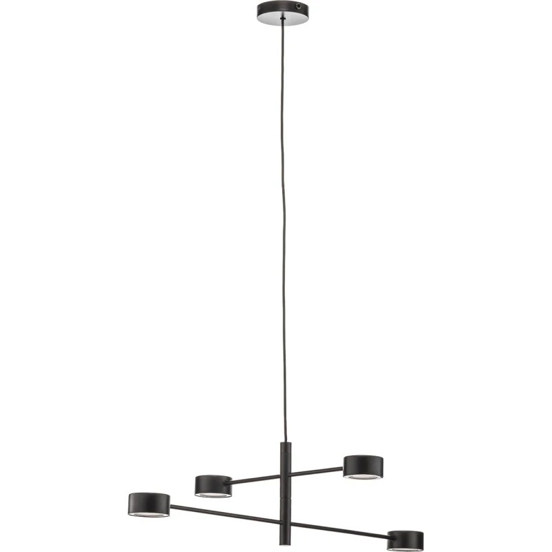 Nordlux Clyde 4-LED-Pendelleuchte Schwarz