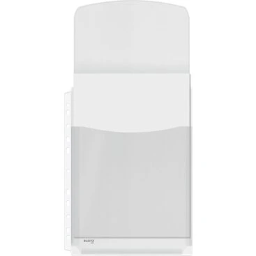 LEITZ Prospekthülle A4 0,17 mm mit Klappe transparent