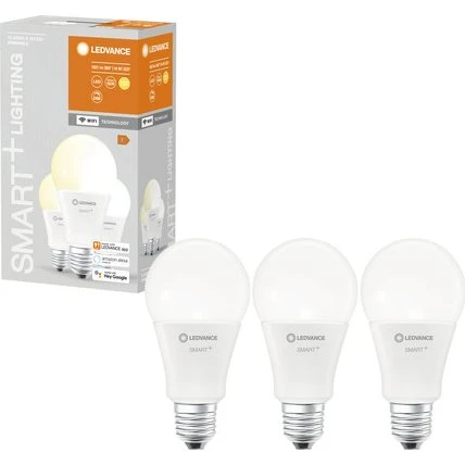 LEDVANCE SMART+ WiFi A100 3er-Pack 14W warmweiß