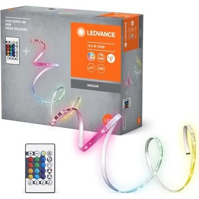 LEDVANCE Flex Audio 3M RGB LED-Streifen mit Fernbedienung